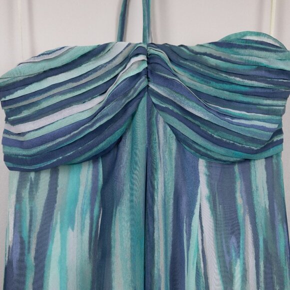 Lauren Conrad stripe halter maxi dress-8 - Picture 2 of 5